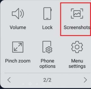 Galaxy M20 screenshot button